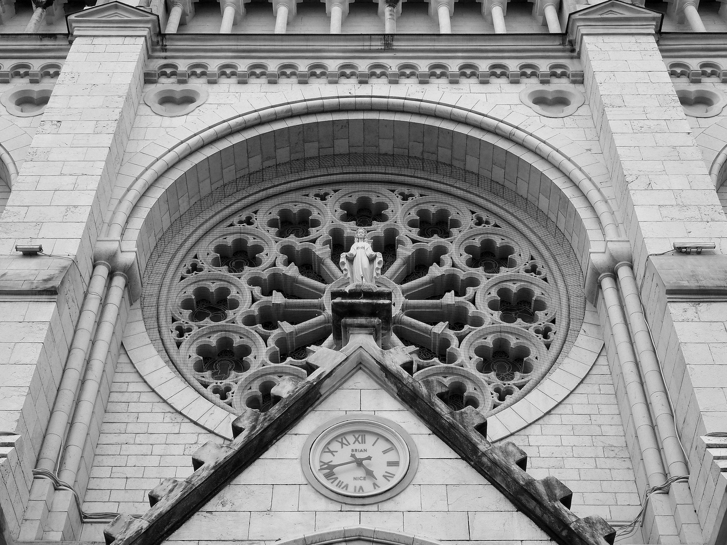 Detail de la façade 