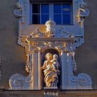 Détail de sculptures sur la façade du Palais Borea d’Olmo