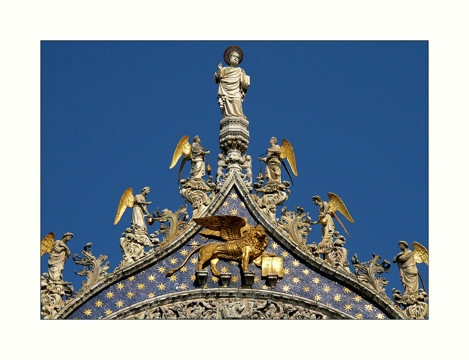 Detail der Basilica di San Marco...