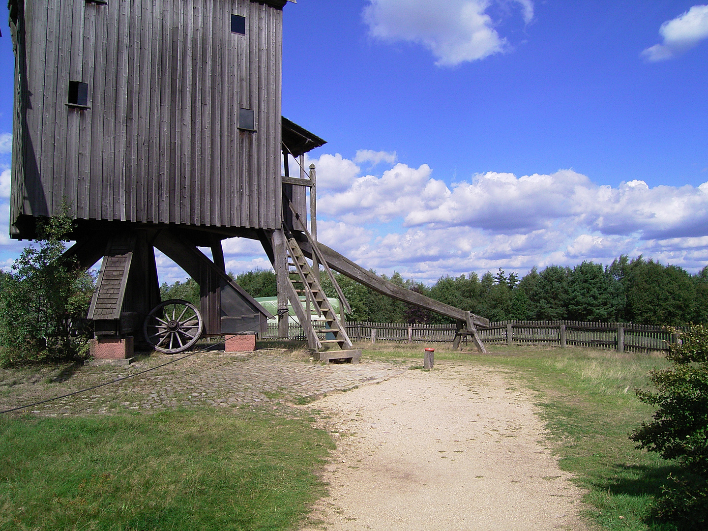 Detail der Bockwindmühle