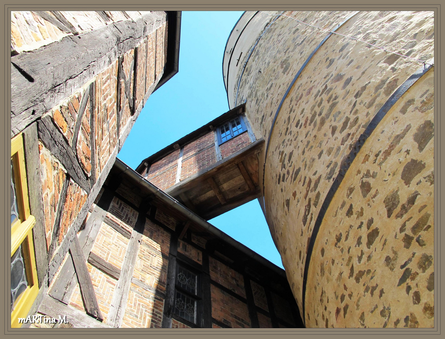 Detail der Burg Falkenstein