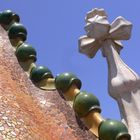 Detail der Casa Batllo von Antonio Gaudí