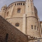 Detail der Dormitio-Kirche auf dem Berg Zion in Jerusalem