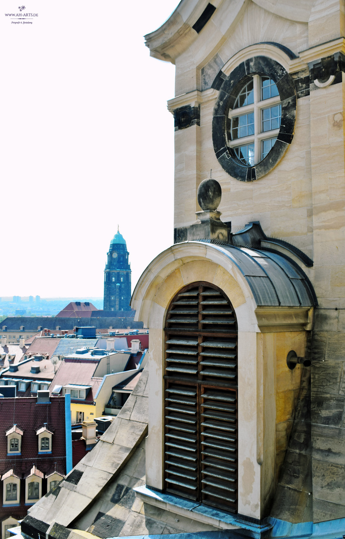 Detail der Dresdner Frauenkirche