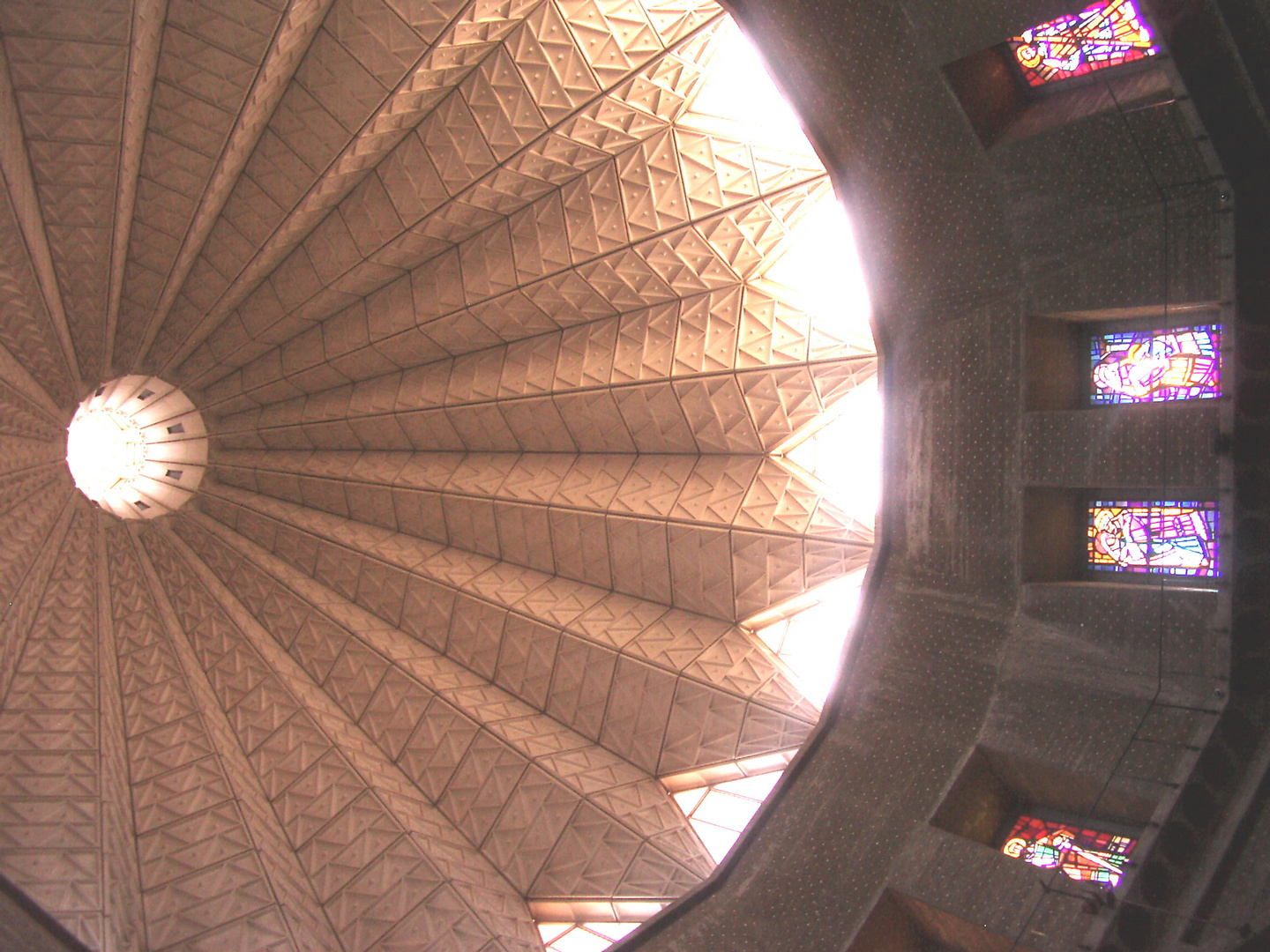 Detail der eindrucksvollen Kuppel der Verkündigungskirche in Nazareth