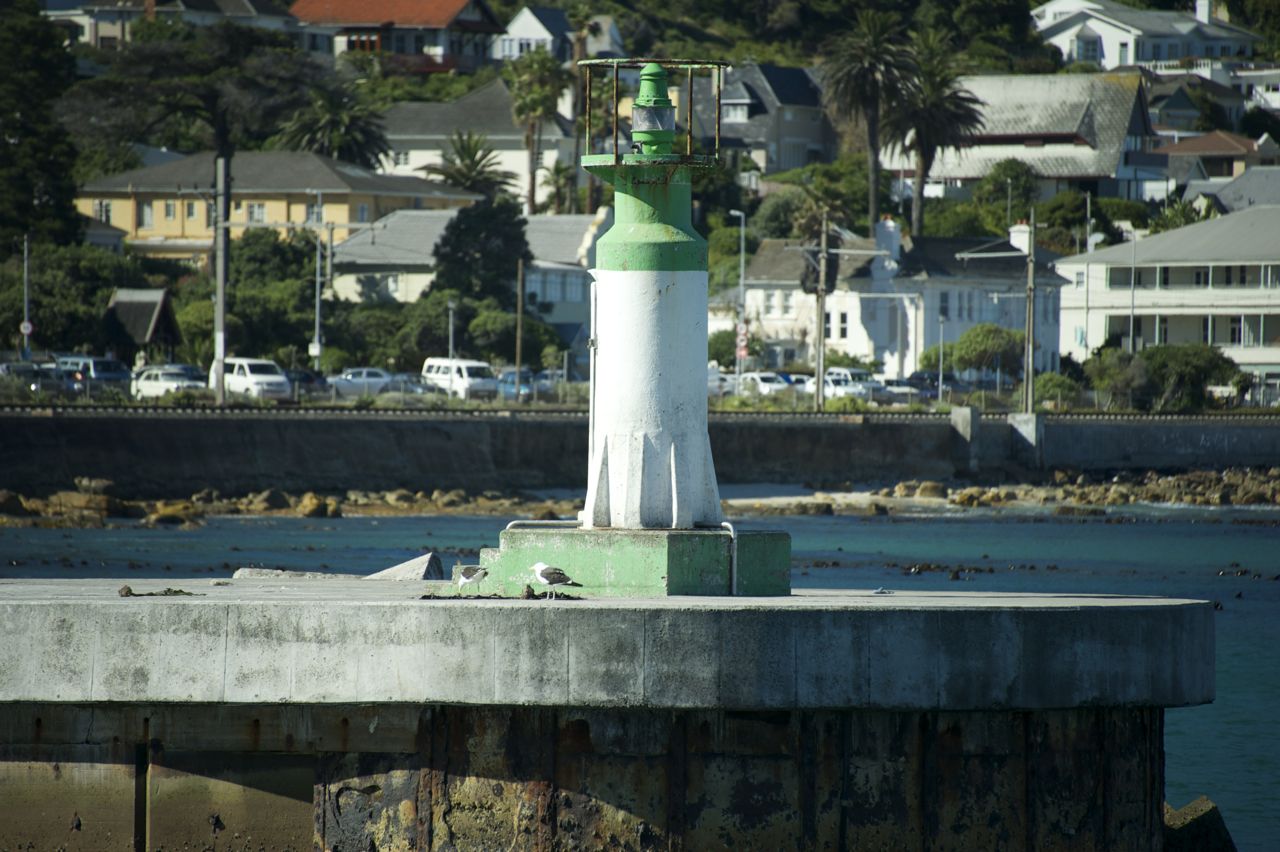 Detail der Hafeneinfahrt, Kalkbay