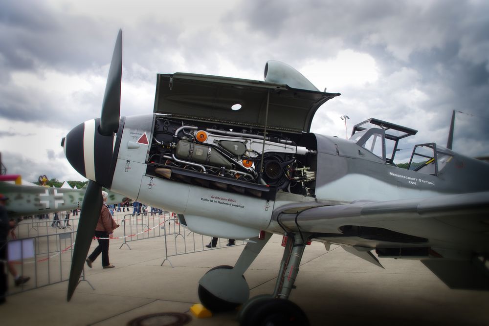 Detail der Me 109 - Eigentümer Messerschmitt Stiftung