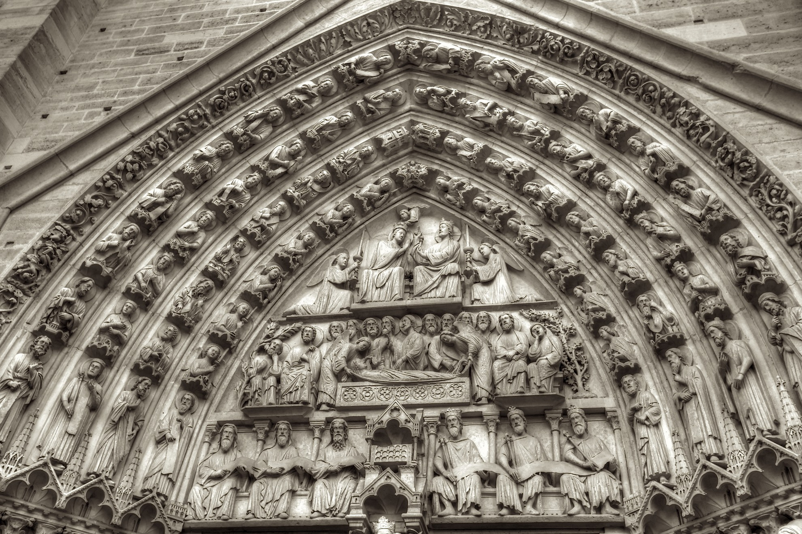 Detail der Notre Dame, Paris