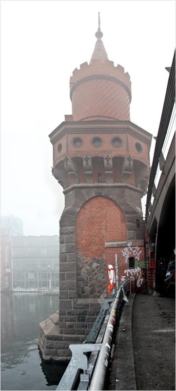 Detail der Oberbaumbrücke,