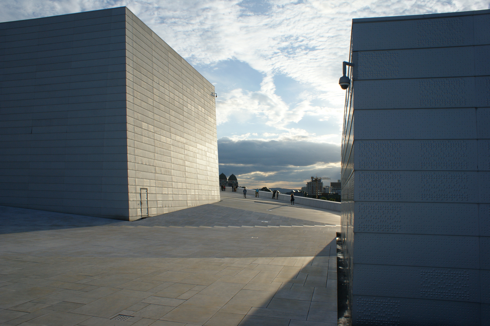 Detail der Oper in Oslo