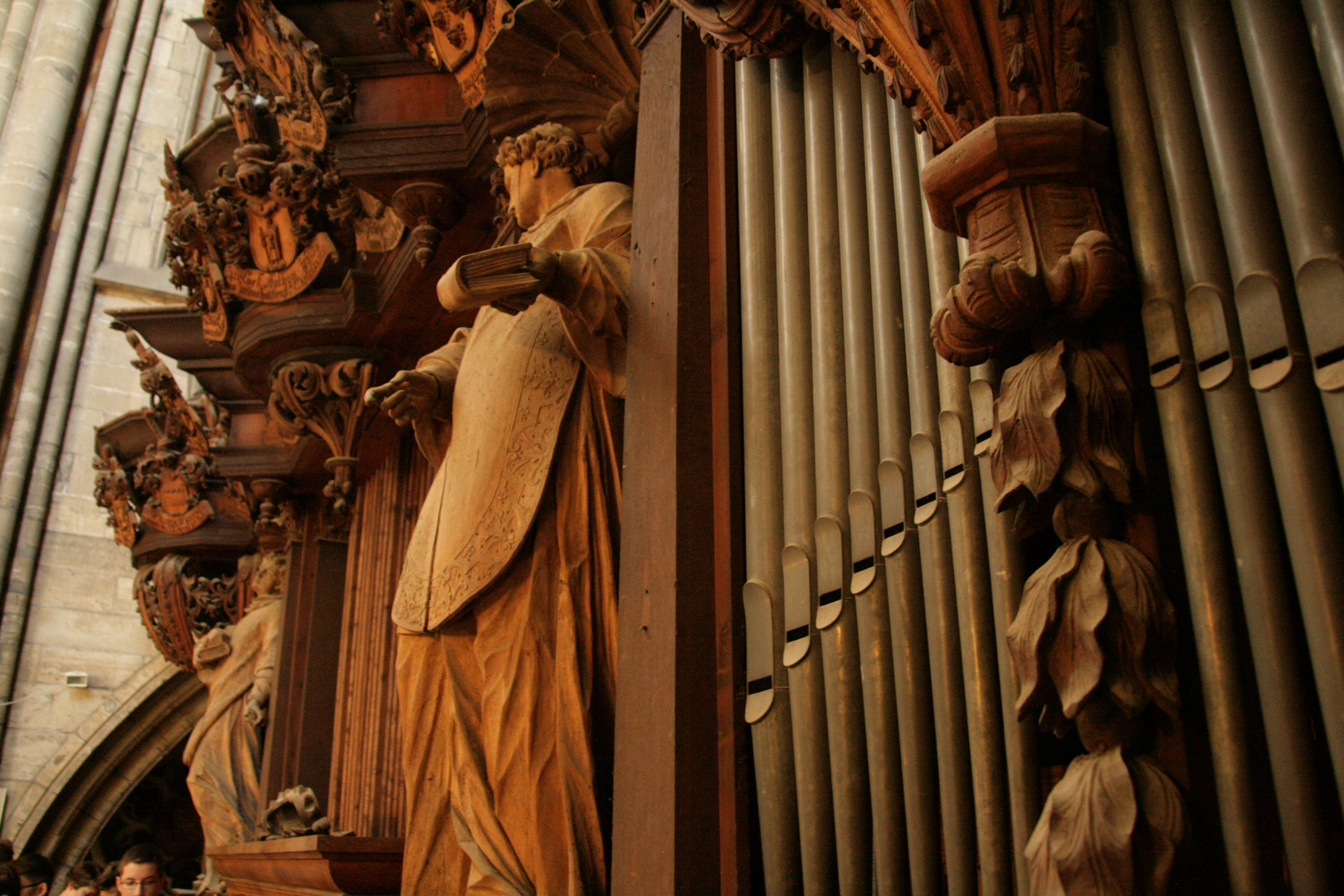 Detail der Orgel