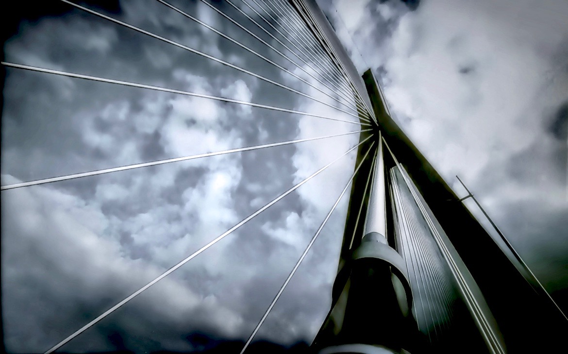 Detail der Rio Andirrio Brücke (GRC)