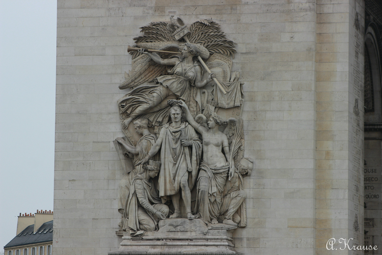 Detail des Arc de Triomphe