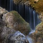 Detail des Dreimühlen-Wasserfalls