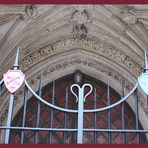 Detail des Haupteinganges der Kathedrale von Exeter