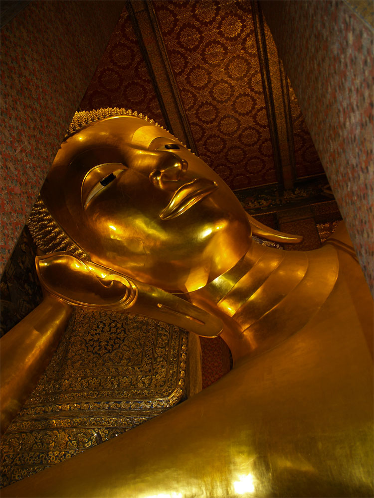 Detail des Liegenden Buddah im Wat Poh