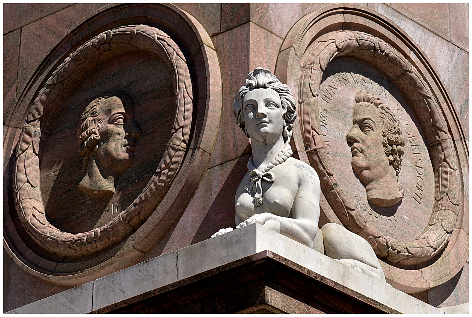 Detail des Obelisk