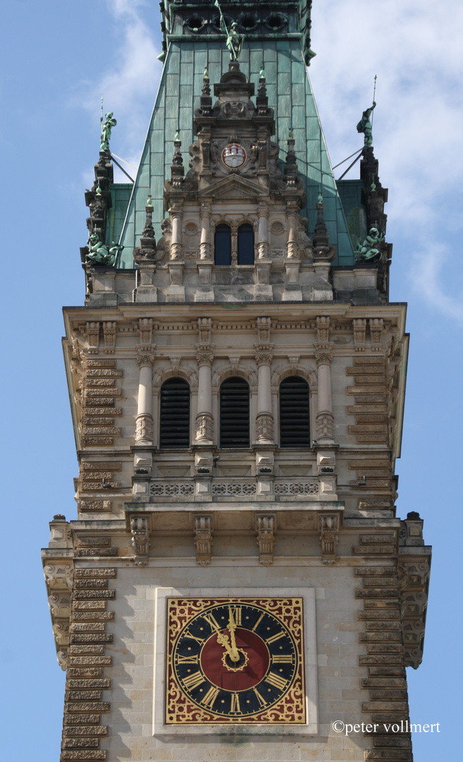 Detail des Rathauses Hamburg