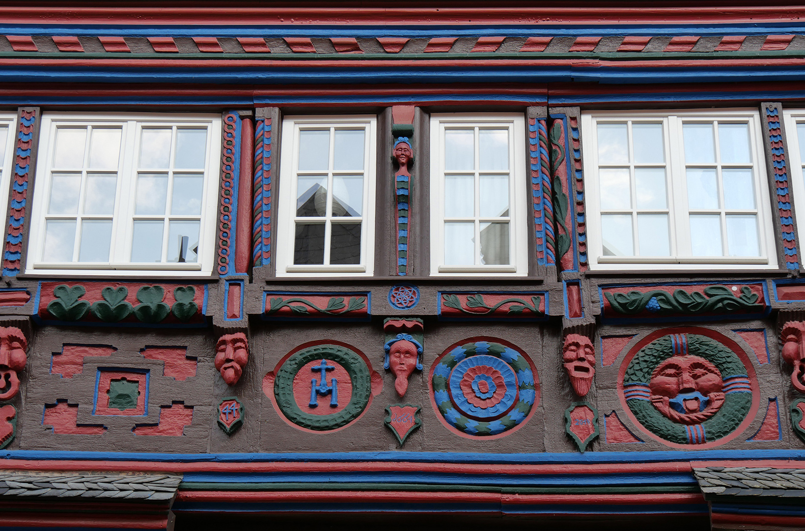 Detail des Windeckhauses in Bad Münstereifel, Orchheimer Straße