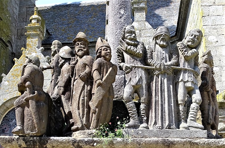 Détail du Calvaire de St Thegonnec 1610