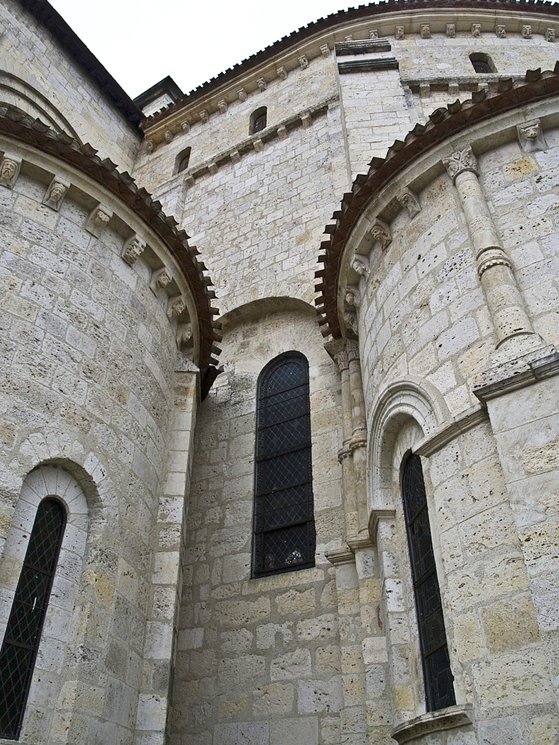 Détail du chevet de la Cathédrale Saint-Caprais - Agen - Detail der Absis des Saint-Caprais Doms