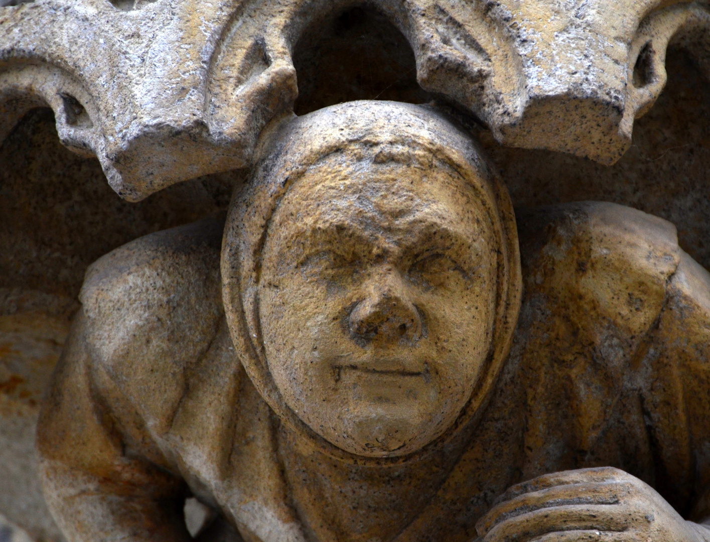 Détail du porche de la Cathédrale d'Amiens