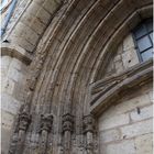 Détail du portail de l’Eglise du Couvent des Cordeliers  de Lectoure (XIVème)