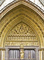 Détail du portail nord de l’Abbaye de Westminster  --  Detail des Nordportals des Westminster Abbey