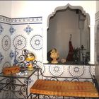 Détail d’un intérieur typique marocain – Inneneinrichtung einer typischen marokkanischen Wohnung