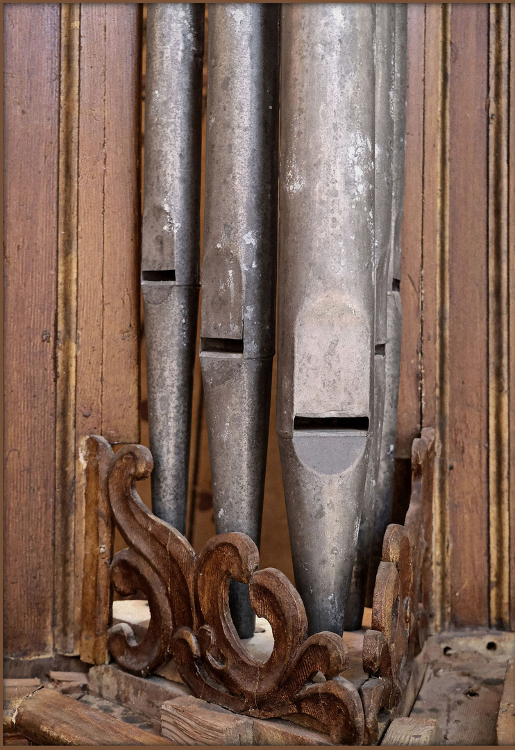 Detail einer Barockorgel