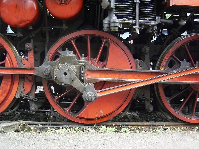 Detail einer Dampflokomotive der Nassauischen Touristikbahn (NTB) #1