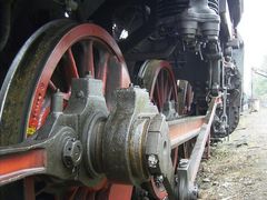 Detail einer Dampflokomotive der Nassauischen Touristikbahn (NTB) #3