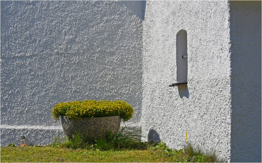 Detail einer oberbayrischen Kapelle.