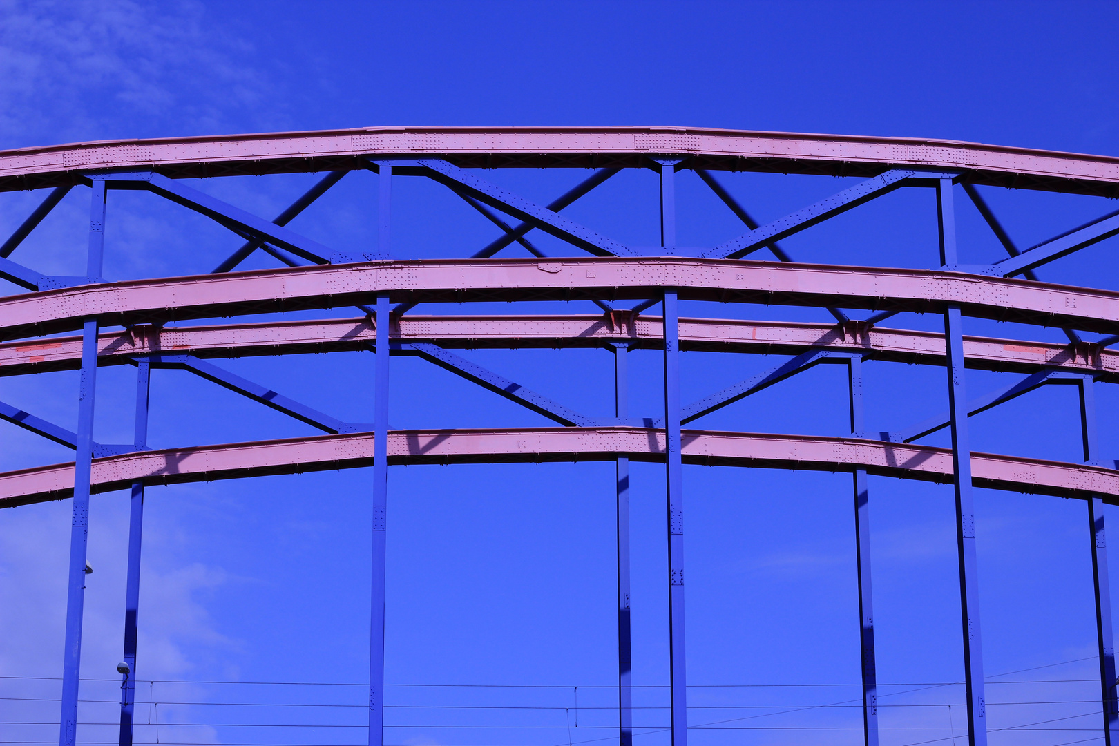 Detail einer Rheinbrücke