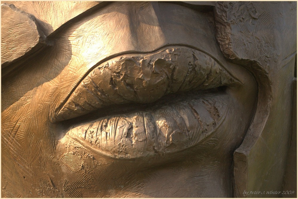 Detail einer Skulptur