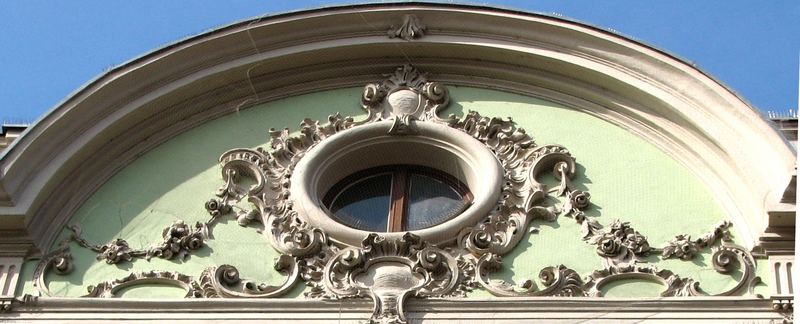 Detail eines Grazer Hauses