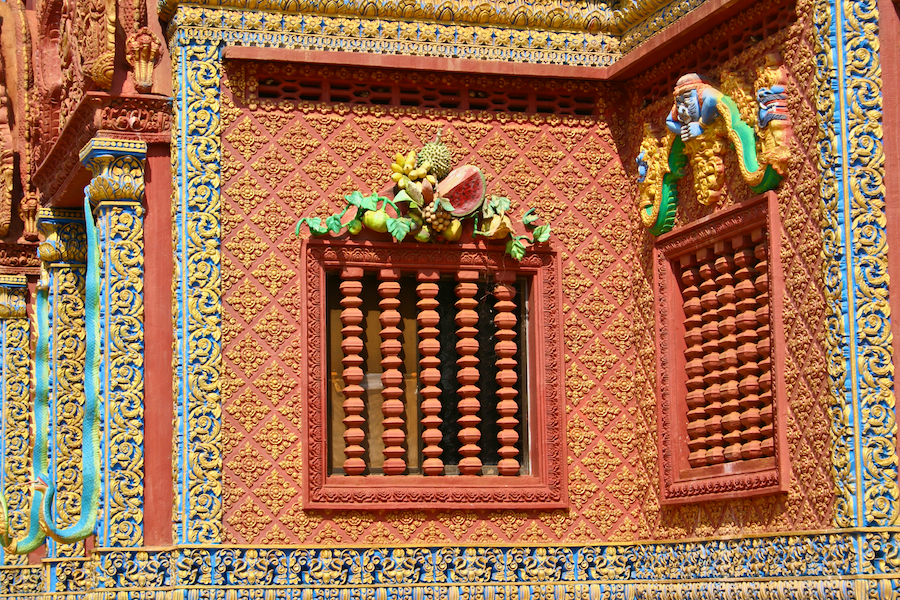 Detail eines Tempels in Cambodia