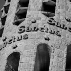 Detail eines Turmes der Basilika Familia Sagrada 