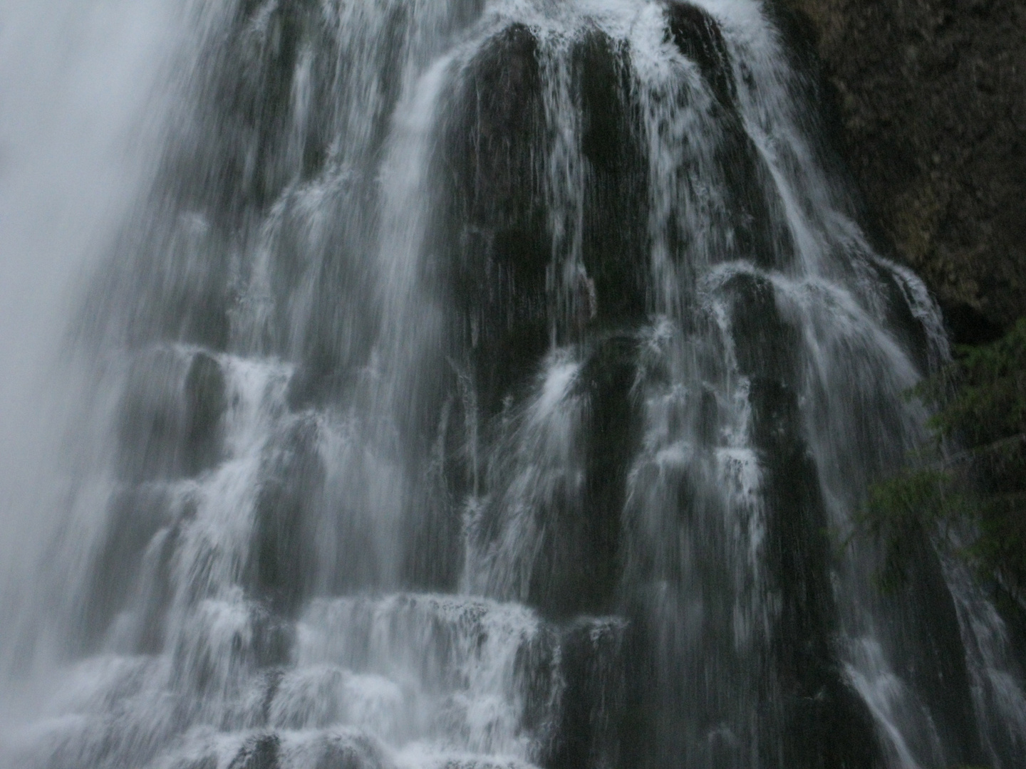 Detail eines Wasserfalls