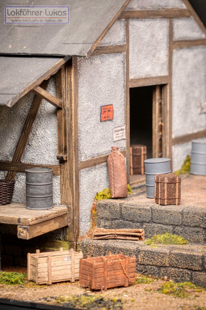 Detail - Güterschuppen in 1:32