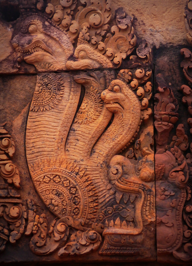 Detail im Banteay Srei