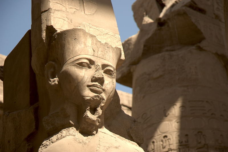 Detail im Karnak-Tempel