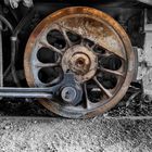 ... detail of steel mill locomotive I ...