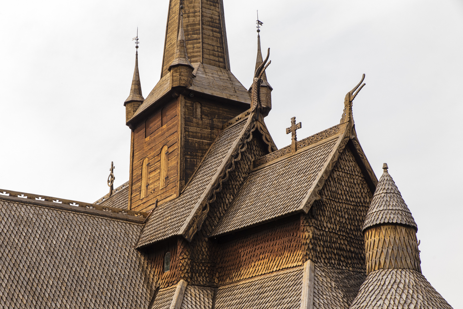 Detail Stabkirche Lom