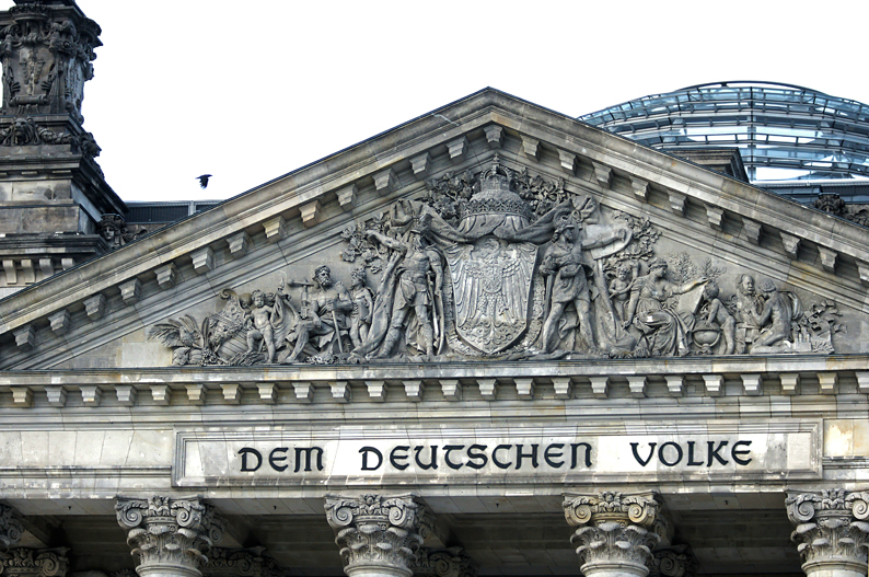 Detail vom alten Reichstag I