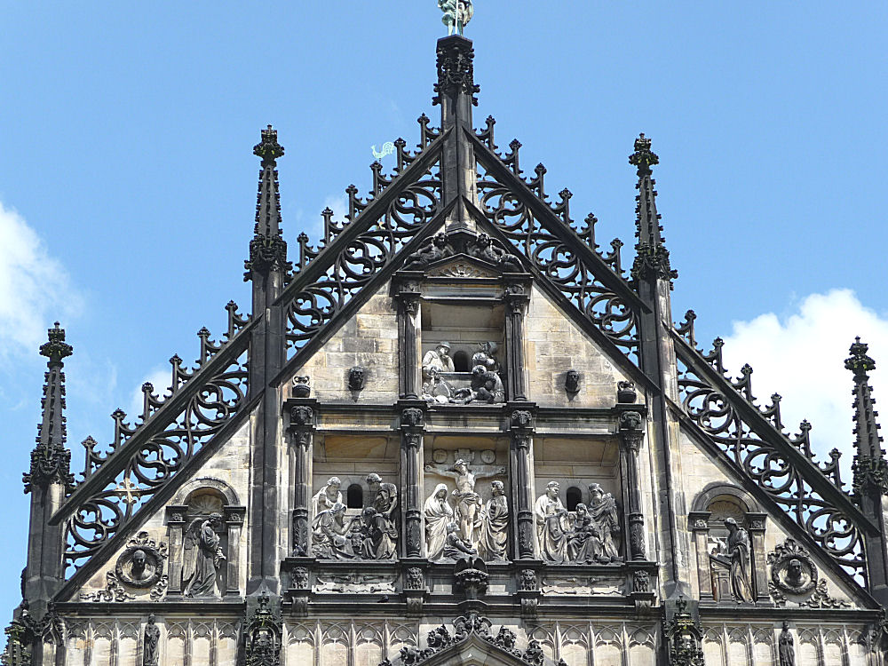 Detail vom Dom St. Paul in Münster