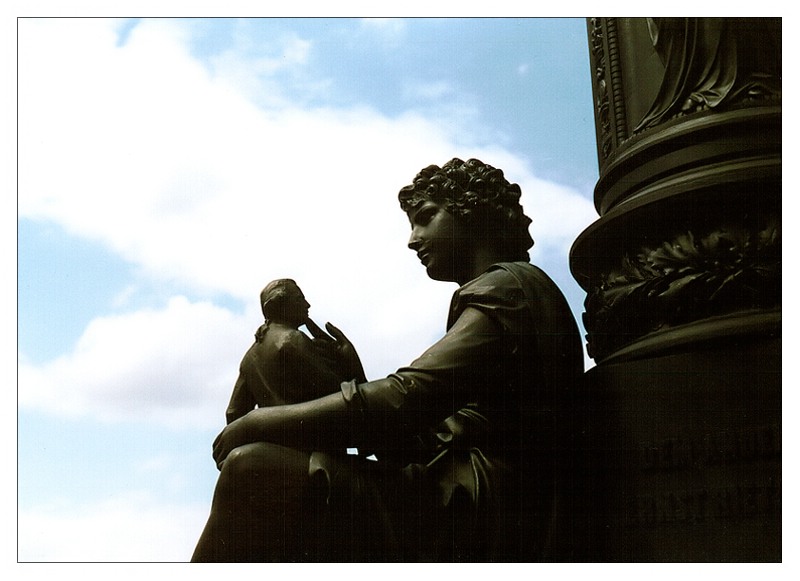 Detail vom Ernst-Rietschel-Denkmal...