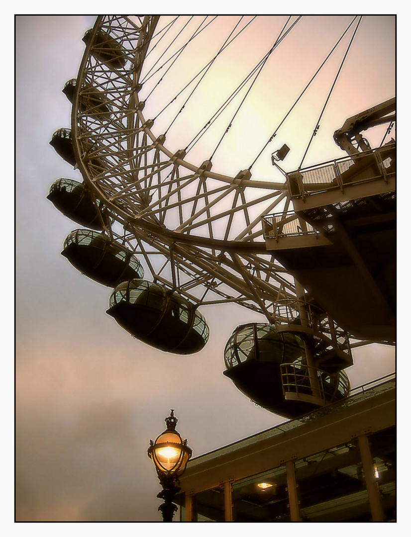 Detail vom London Eye