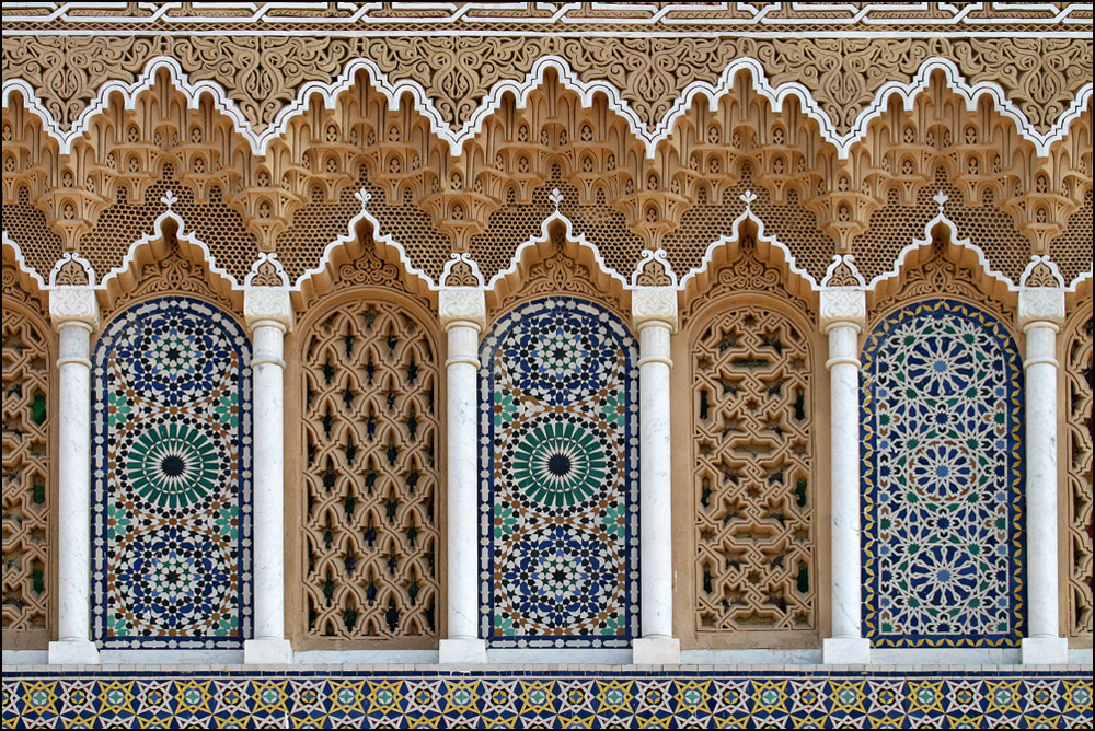 Detail vom Portal zum Königspalast