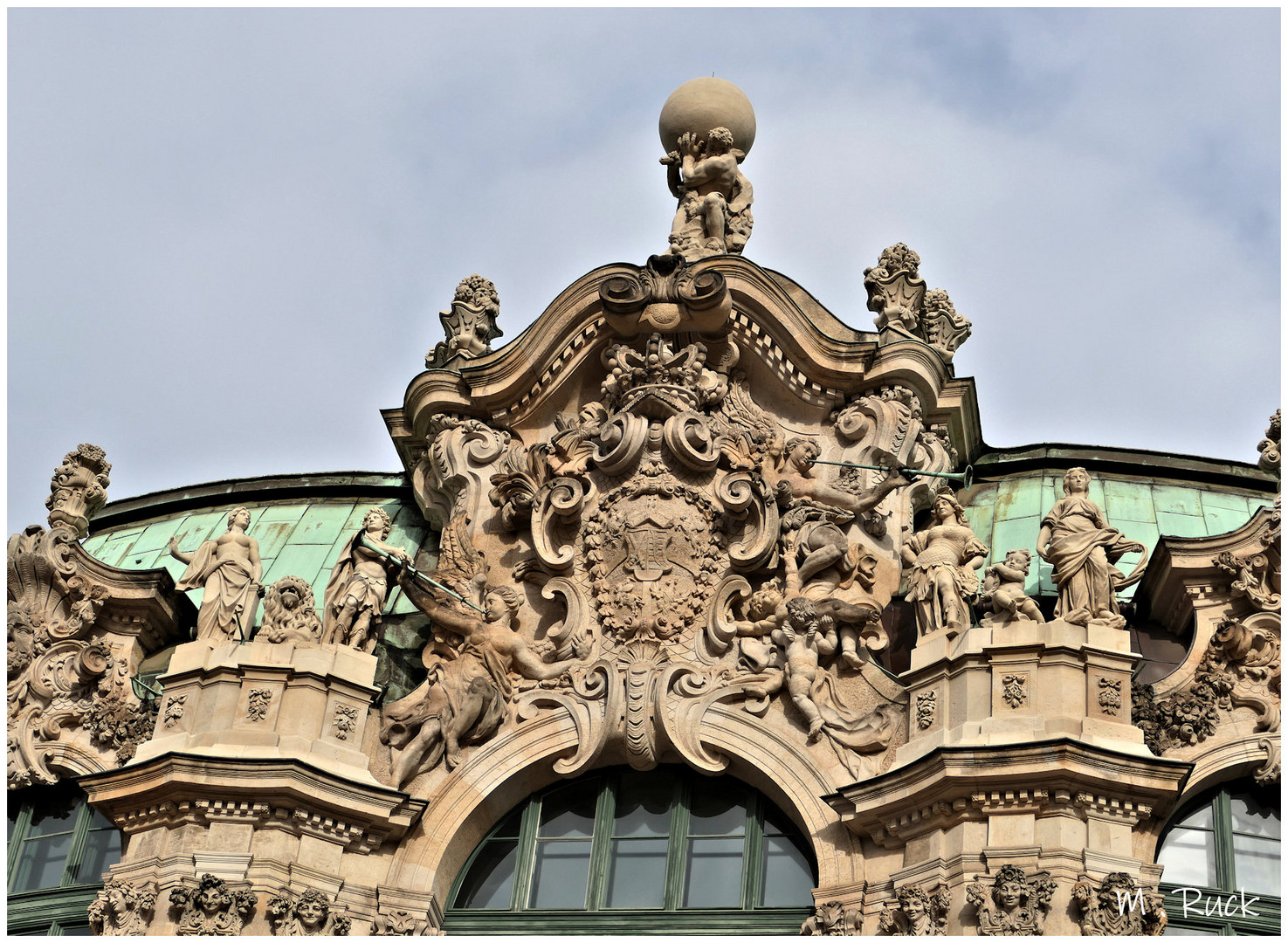 Detail vom Wallpavillion im Zwinger 